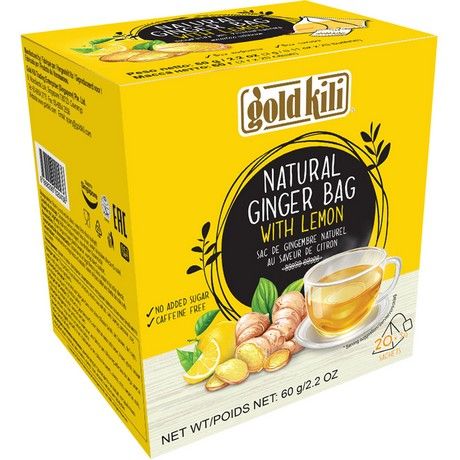 GOLD KILI GINGER LEMON NATURAL TEA 60G