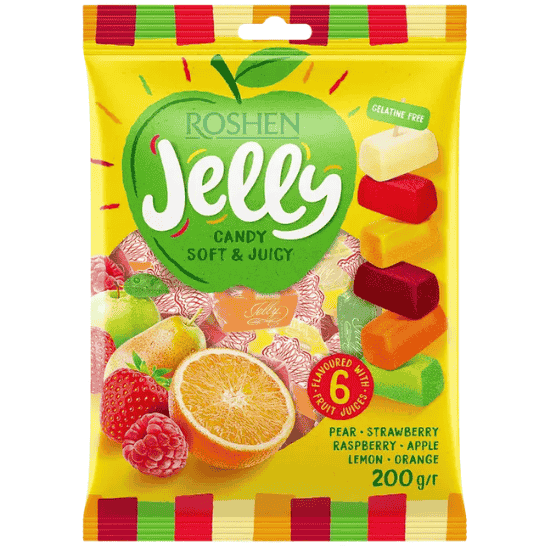 ROSHEN JELLY MIXED FRUIT 200G