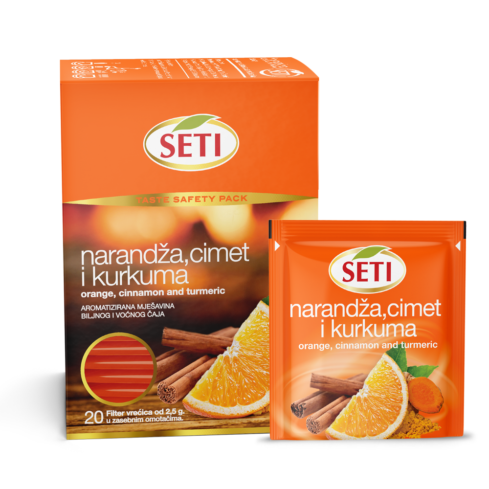 SETI ORANGE CINNAMON TURMERIC TEE 50G