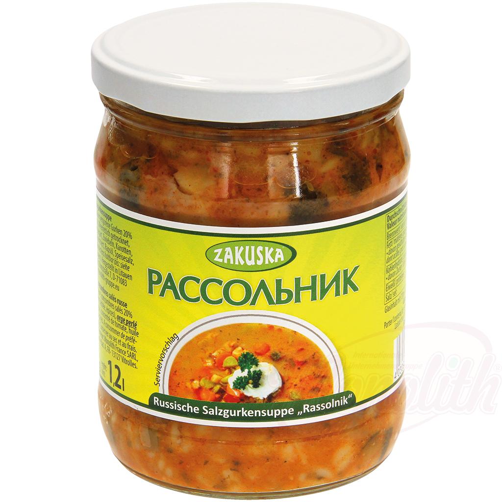 ZAKUSKA  CUCUMBER SOUP RASSOLNIK 480G