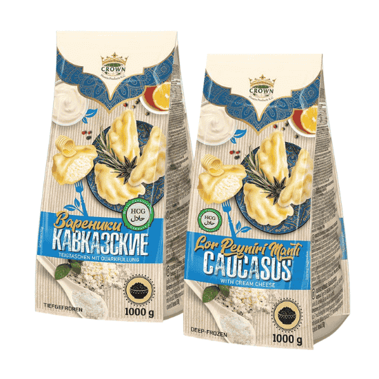 CROWN MANTI WITH CREAM CHEESE 1KG