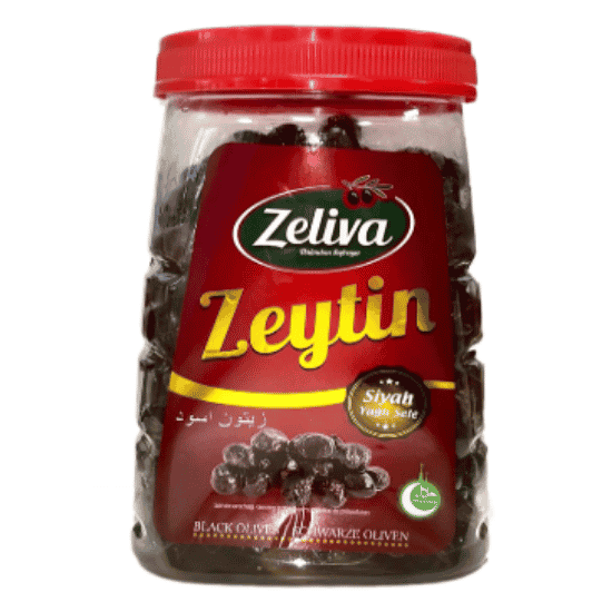 ZELIVA BLACK OLIVES 1200G PET