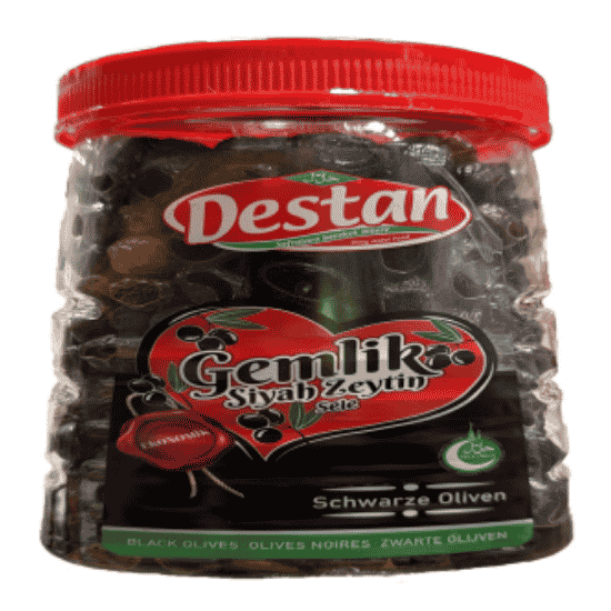 DESTAN GEMLIK BLACK OLIVES EKONOMIK 1200G