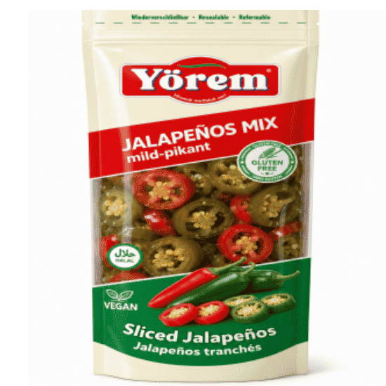 YÖREM JALAPENO MIX MILD SPICY 160G
