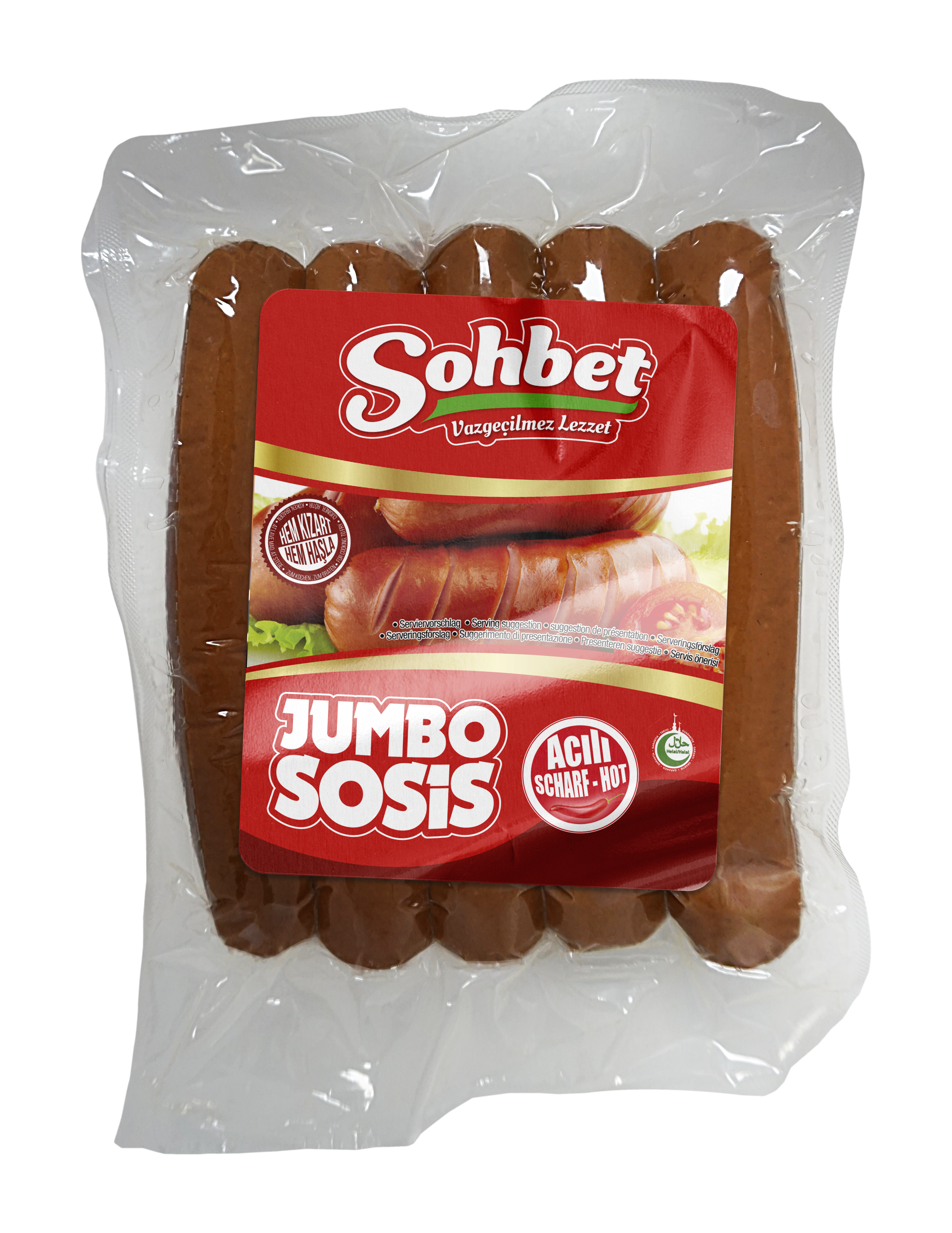 SOHBET JUMBO SOSIS HOT 1KG