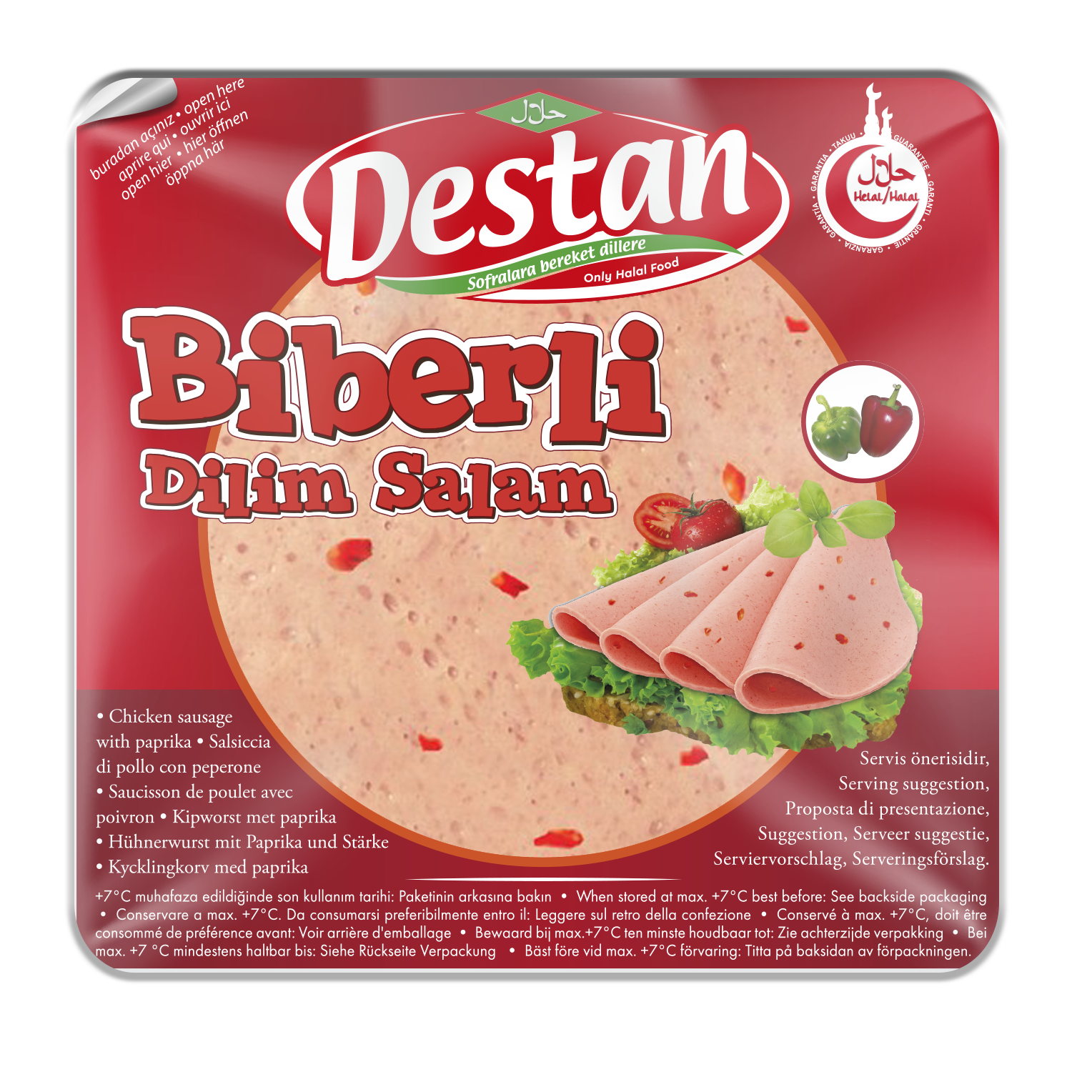 DESTAN BIBERLI DILIM SALAM 200G