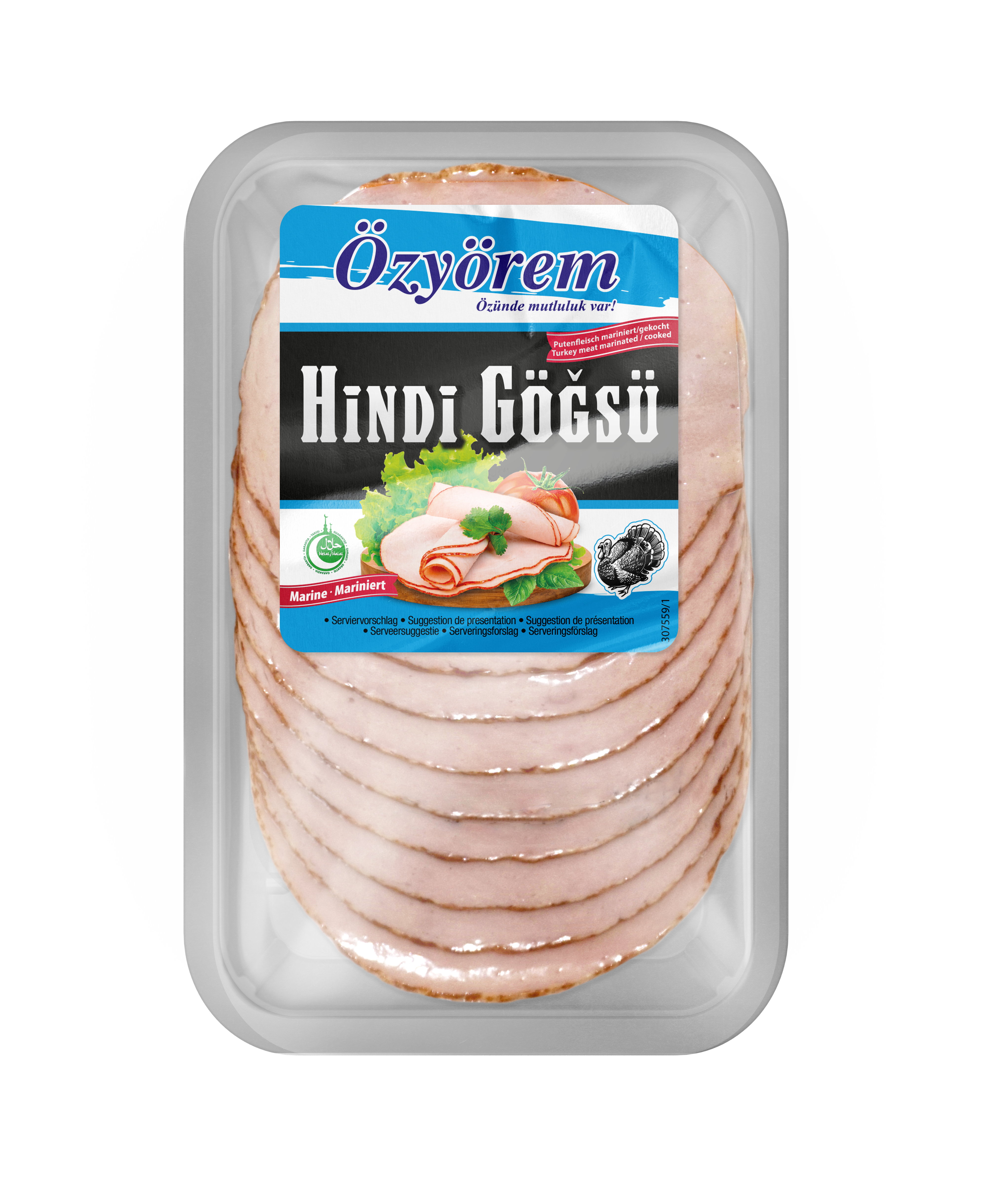 ÖZYÖREM TURKEY TOPPING SLICE 100G