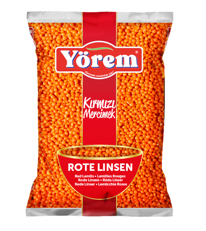 YÖREM RED LENTILS FOOTBALL 2500G