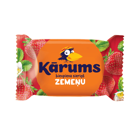 KÄRUMS QUARK SNACK STRAWBERRY 5 X 45G = 225G