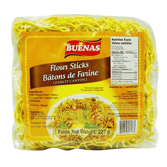 BUENAS PANCIT CANTON FLOUR STICK 227G