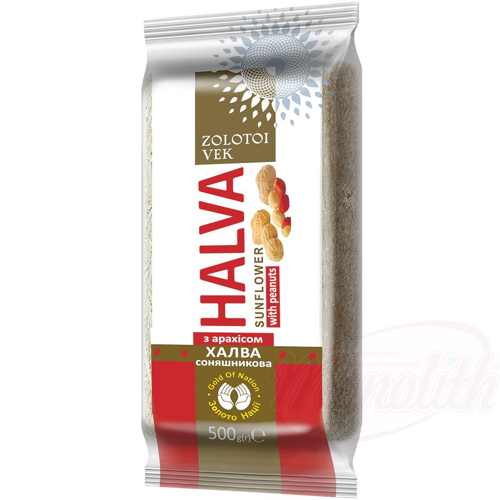 ZOLOTOI HALVA PEANUT 500G