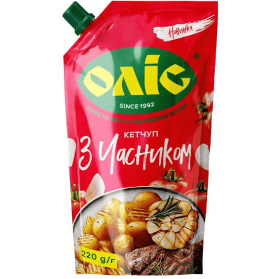 OLIS KETCHUP GARLIC 220G
