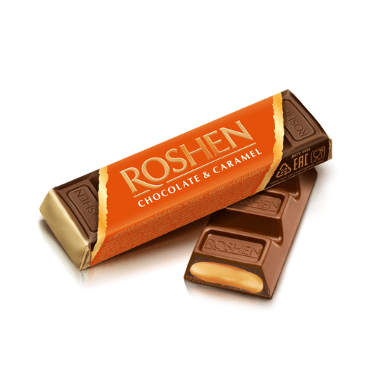 ROSHEN CHOCOLATE BAR CARAMEL 40G