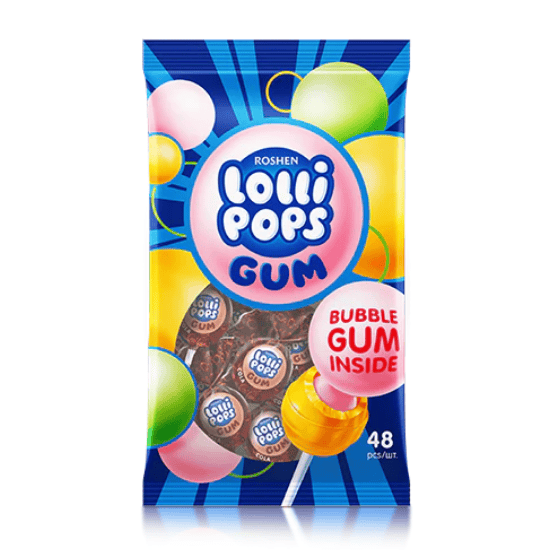 ROSHEN LOLLIPOP GUM 48 PCS 920G