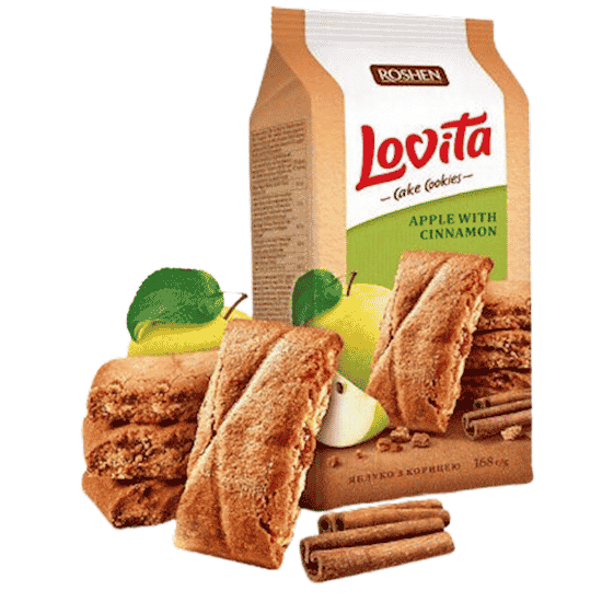 ROSHEN LOVITA COOCKIES CINNAMON 168G