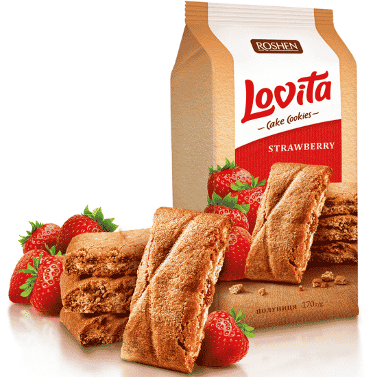 ROSHEN LOVITA STRAWBERRY 168G