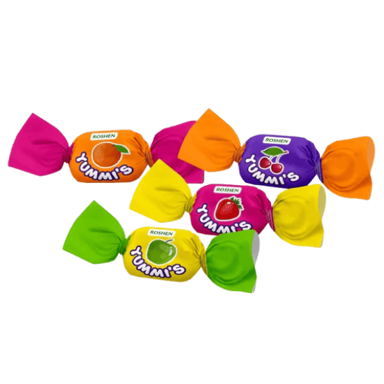 ROSHEN YUMMI CHEWY TOFFEE FRUIT 1KG