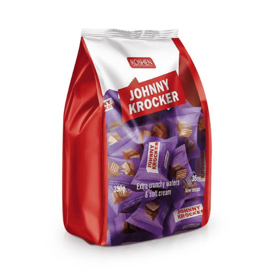 ROSHEN JOHNNY KROCKER WAFERS MILK 350G