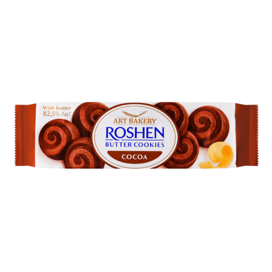 ROSHEN BUTTER COOKIES COCOA 140G