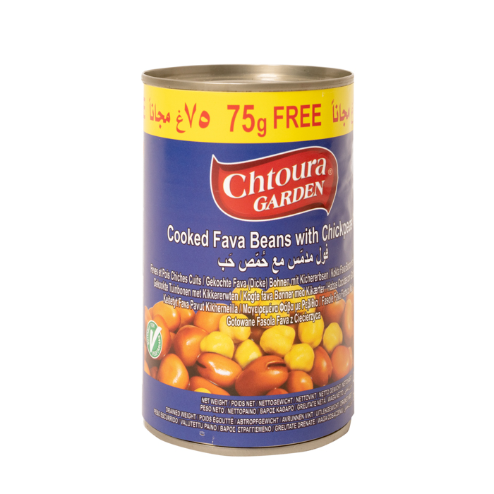 CHTOURA FAVA BEANS CHIKPEAS 475G