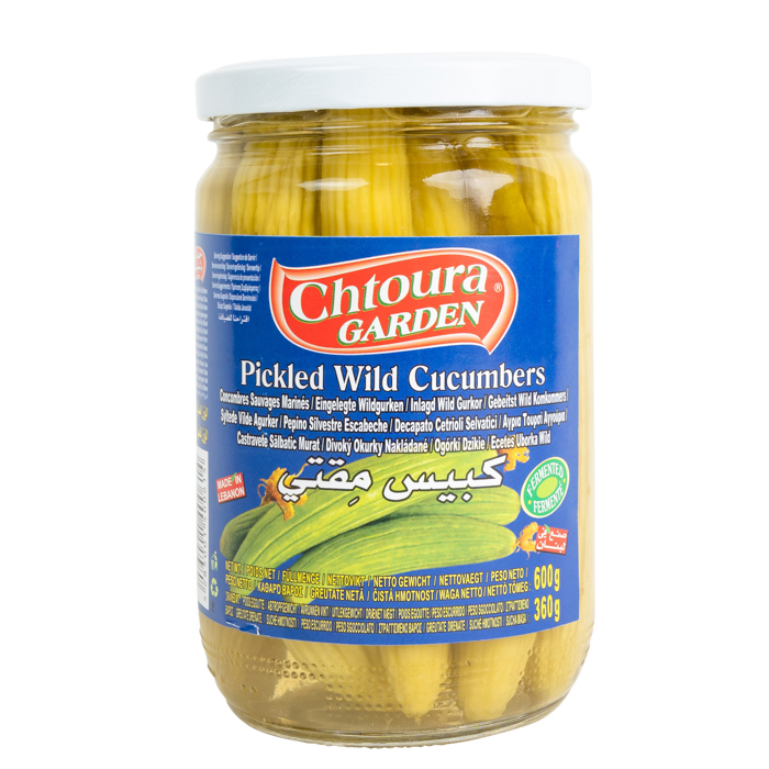 CHTOURA PICKLED WILD CUCUMBERS 600G