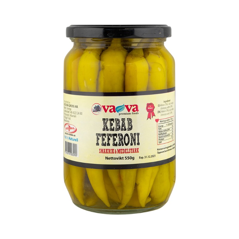 ZDRAVA KEBAB FEFFERONI 590G