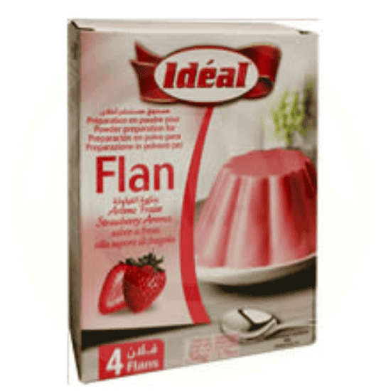 IDEAL FLAN STRAWBERRY 50G