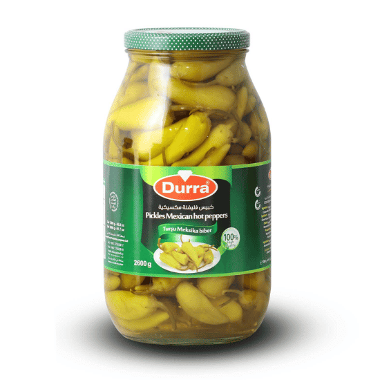 DURRA PICKLED MEXICAN HOT PEPPER 2600G