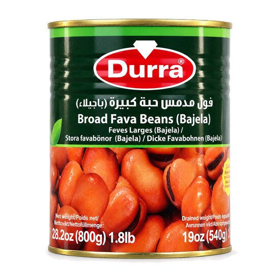 DURRA BROAD BEANS COOKED 800G