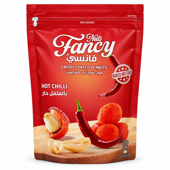 FANCY CRISPY PEANUTS CHILLI 100G