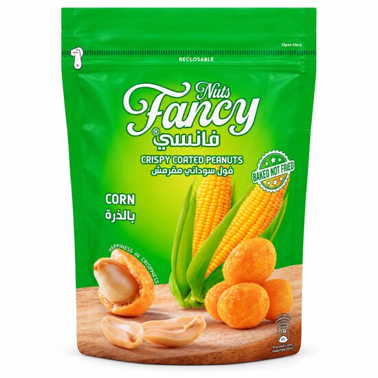 FANCY CRISPY PEANUTS CORN 100G
