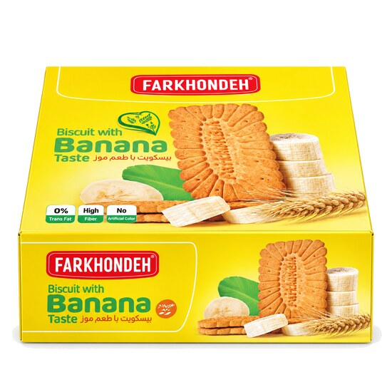 FARKHOUNDEH BANANA BISCUITS 700G