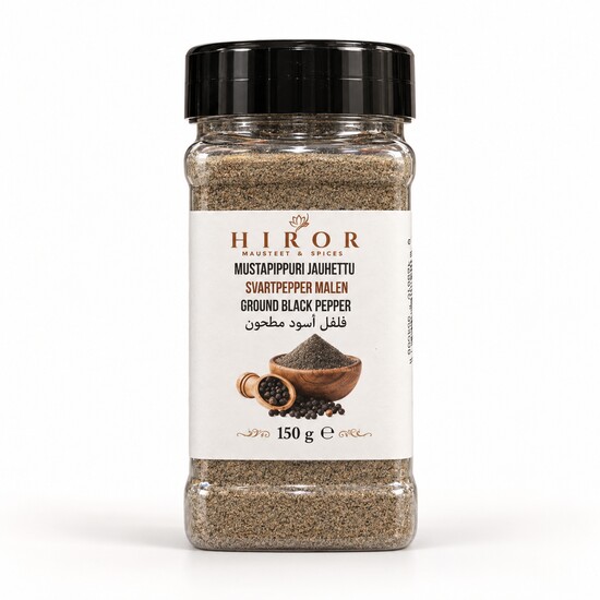 HIROR MUSTAPIPPURI JAUHETTU 150G
