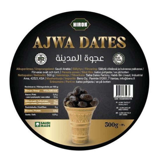 HIROR AJWA DATES 500G