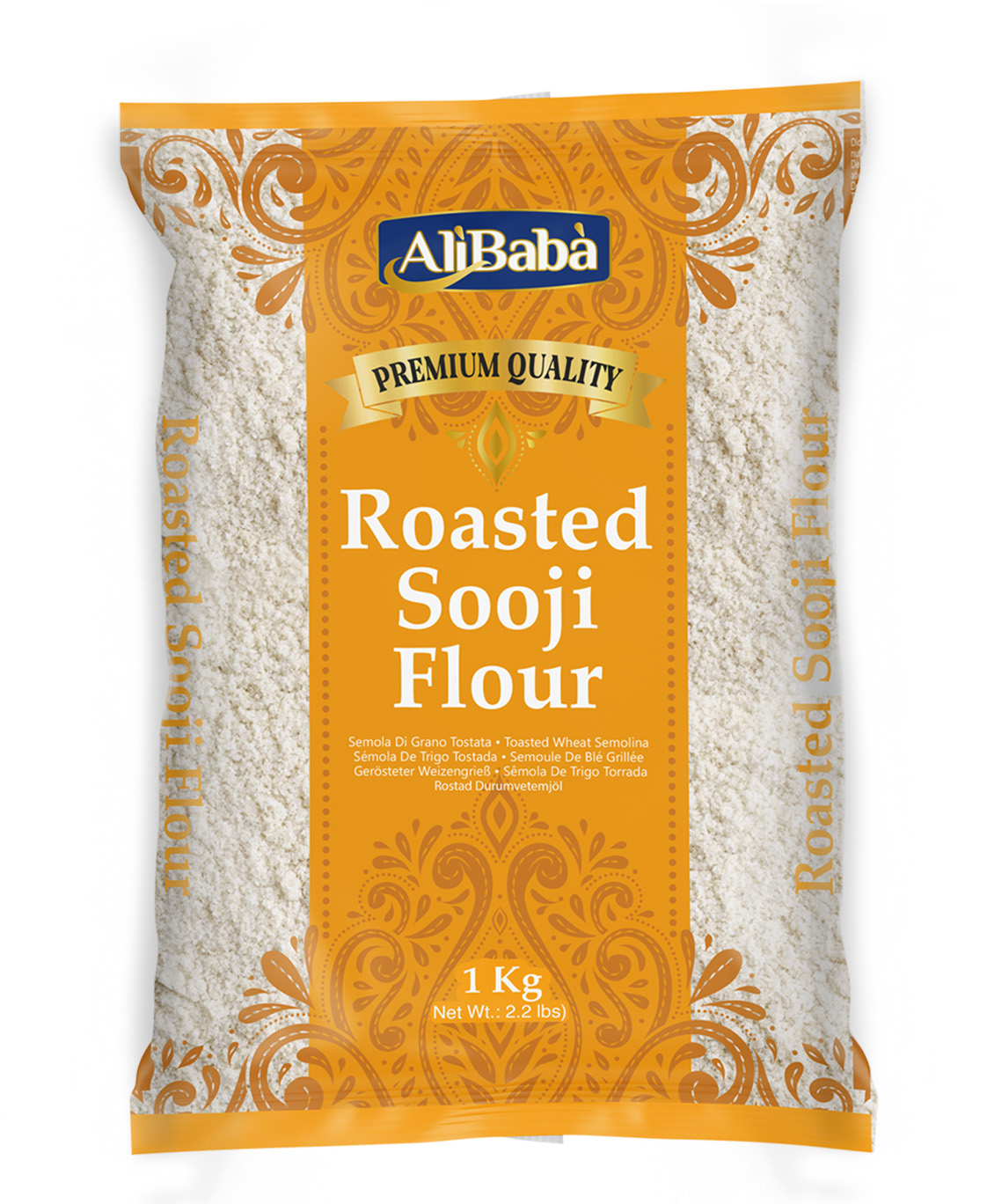 ALIBABA ROASTED SOOJI FLOUR 1KG