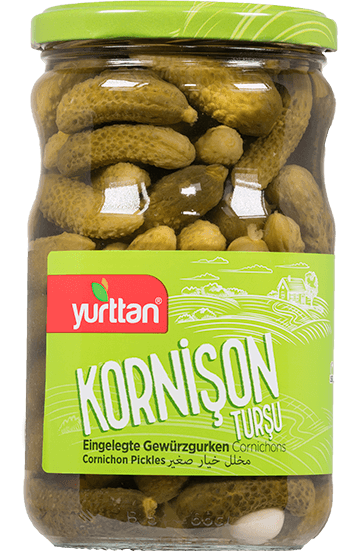YURTTAN CORNICHONS 580G