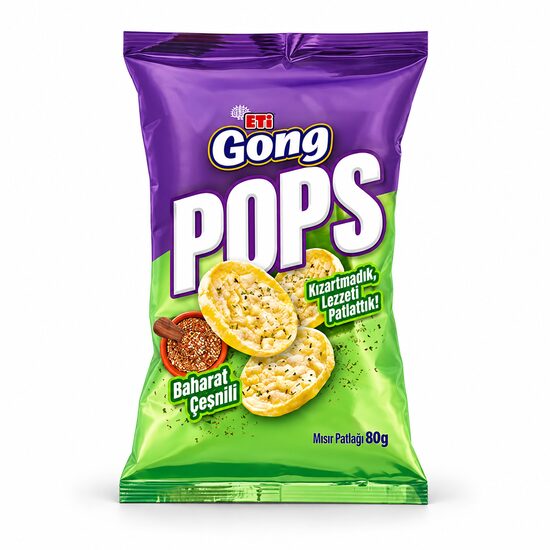 ETI GONG POPS SPICY 80G