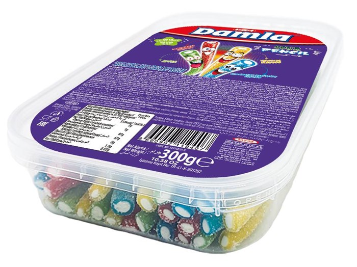 TAYAS SOUR PENCIL MIX FRUIT 300G