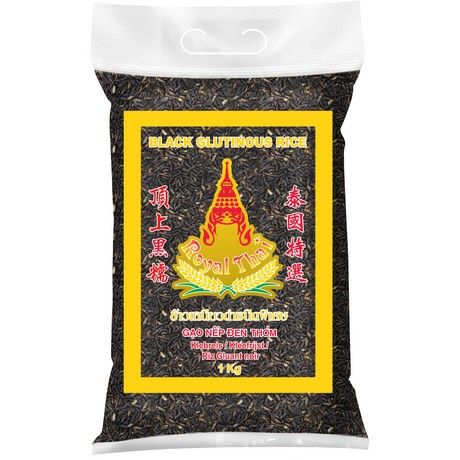 ROYAL THAI GLUTINOUS RICE BLACK 1KG