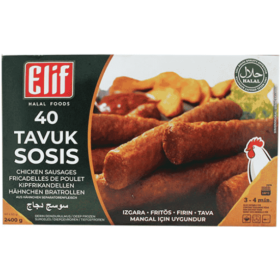 ELIF CHICKEN SOSIS 40KPL 2400G