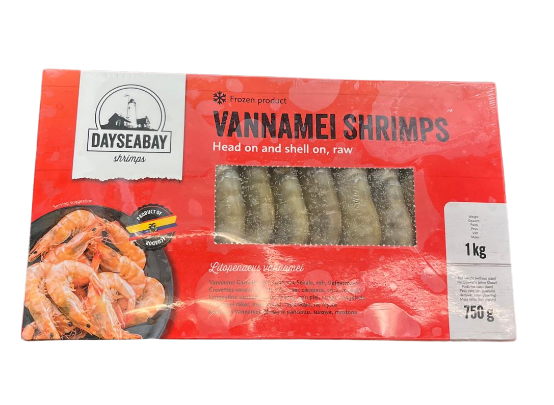 BIG BAY VANNAMEI SHRIMP HOSO 16/20 750G