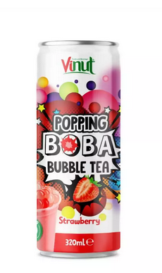 VINUT BOBA TEA STRAWBERRY 320ML