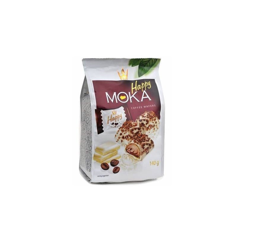 HAPPY MOKA COFFEE WAFERS 140G