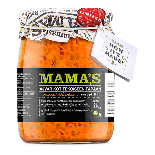 MAMA'S AJVAR MILD 550G