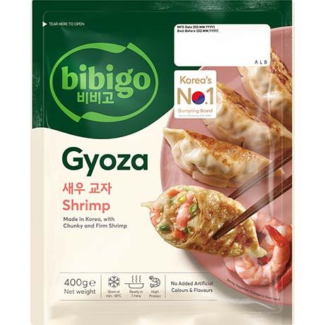 BIBIGO GYOZA SHRIMP 400G