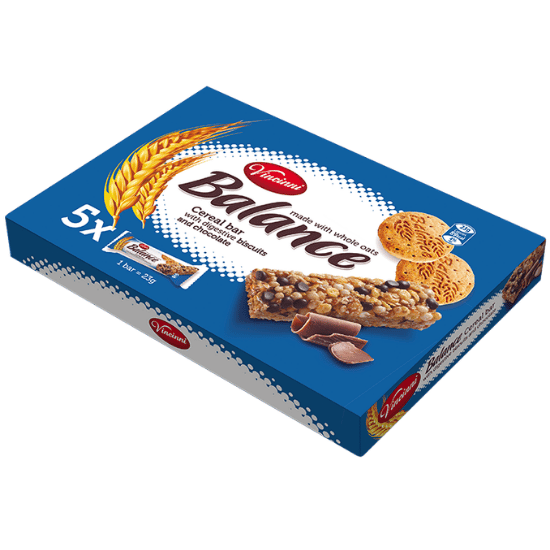 VINCINNI CEREAL BAR CHOCOLATE 115G
