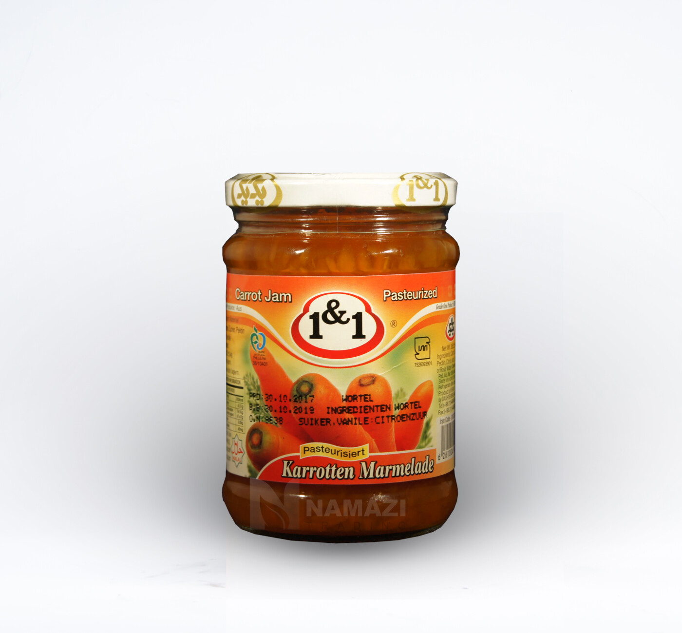 1&1 CARROT  MARMELADE 285G